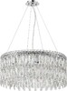 Миниатюра фото люстра подвесная хрустальная 2173/09/08p stilfort, серия santorini | 220svet.ru