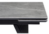 Миниатюра фото керамический стол раскладной woodville вейв 140(200)х80 серый мрамор larka grey / черный 626003 | 220svet.ru