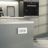 Миниатюра фото розетка двойная с заземлением белый матовый werkel w1172061 | 220svet.ru