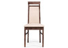Миниатюра фото стул деревянный woodville амиата бежевый / орех 528937 | 220svet.ru