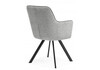 Миниатюра фото стул на металлокаркасе woodville elis gray / dark gray / black 15839 | 220svet.ru