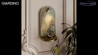 Миниатюра фото настенный светильник odeon light giardino 7176/3wl черный | 220svet.ru