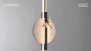 Миниатюра фото настенный светильник светодиодный odeon light strekoza 5413/18wl античная бронза | 220svet.ru