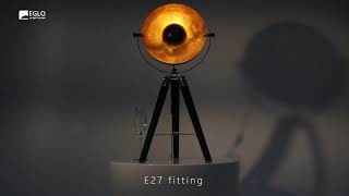 Миниатюра фото настольная лампа eglo covaleda 49617 | 220svet.ru