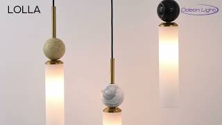Миниатюра фото подвесной светильник odeon light lolla 6625/1 бронзовый | 220svet.ru